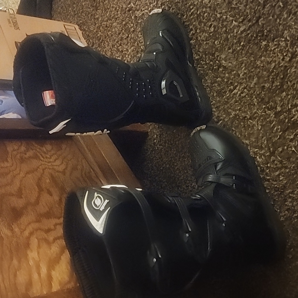 O'Neal steel toe riding boots size,8men